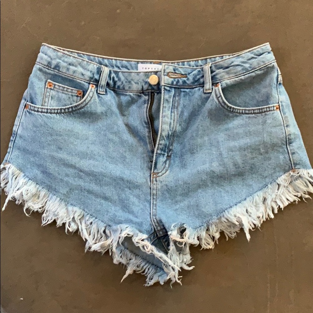 TOPSHOP high waisted shorts